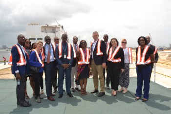 Séance de travail avec le Directeur Général et visite du Port Autonome d&#039;Abidjan.